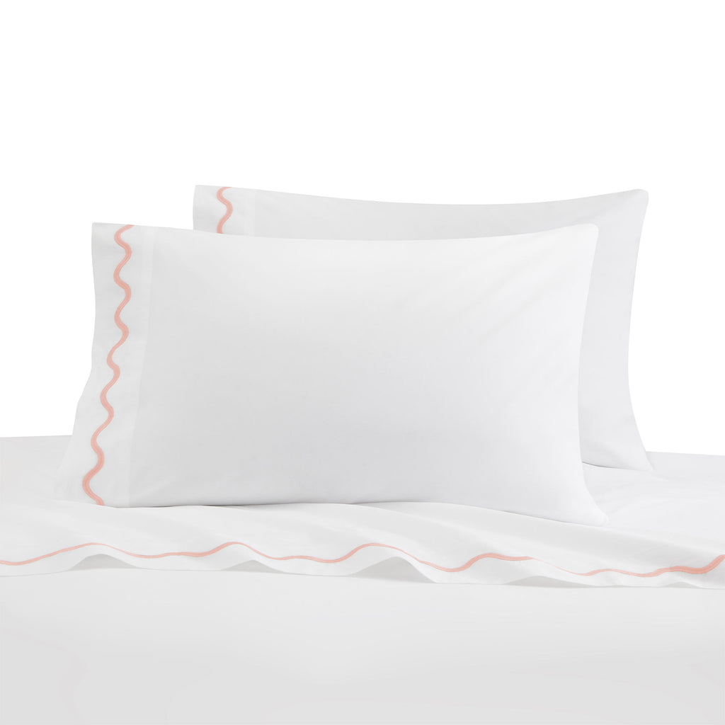 Ripple Pillowcase Set of 2 Blush|Standard