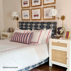 Ripple Sham Set of 2 Poppy