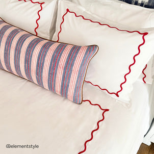 Ripple Sham Set of 2 Poppy