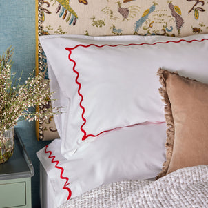 Ripple Sham Set of 2 Poppy