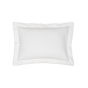 Salerno Embroidered Percale Shams Champagne|1 Boudoir Sham|Customizer