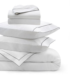 Salerno Percale Bedding Bundle Grey|Twin