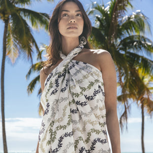 Sanibel Sarong Navy/Blue