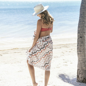 Sanibel Sarong Rust/Brown