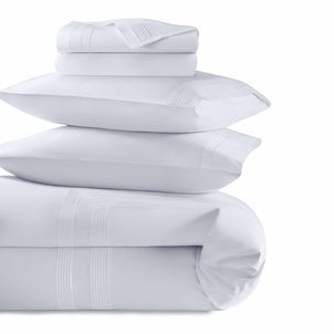 Savona Percale Bedding Bundle White|King