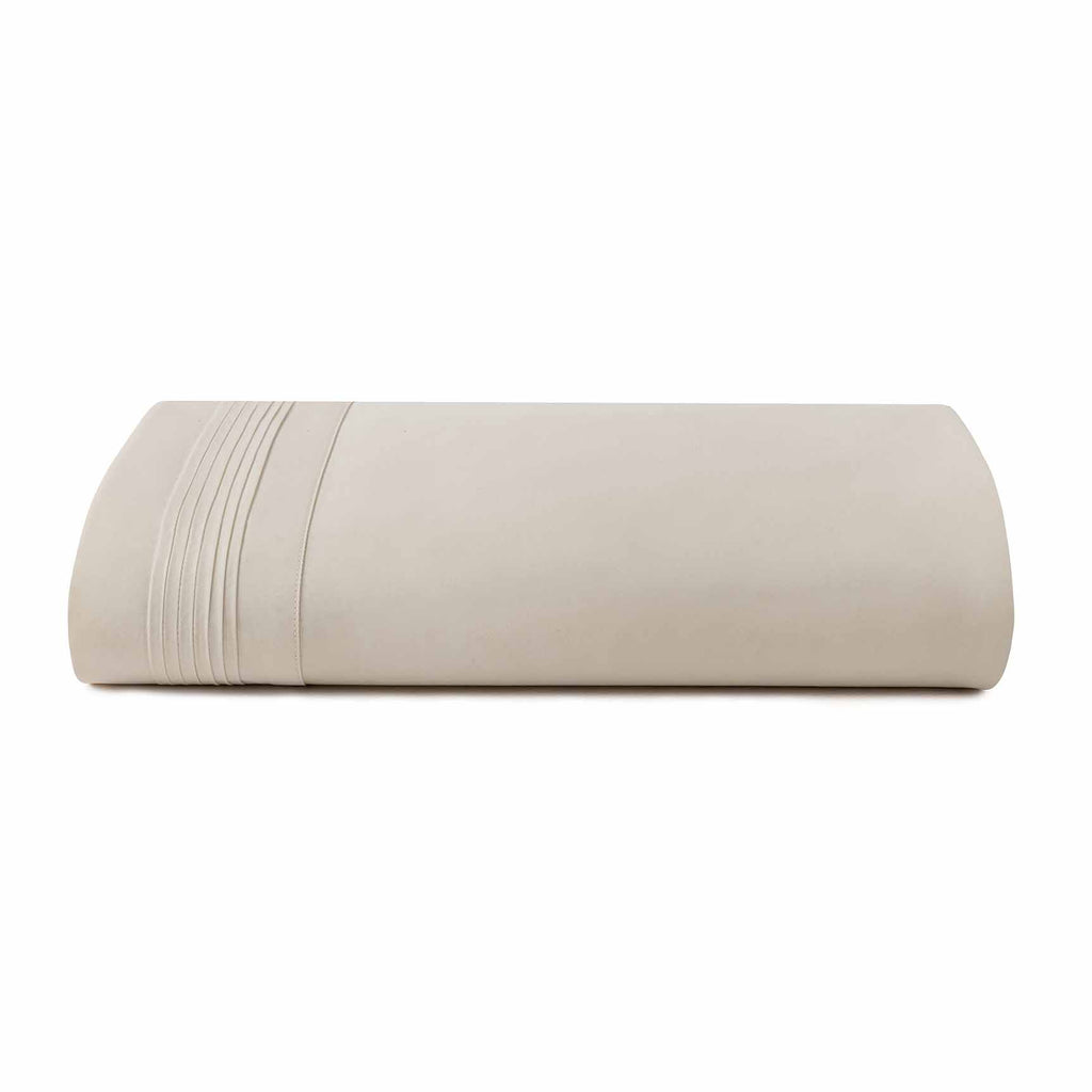 Savona Percale Flat Sheet Taupe