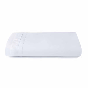 Savona Percale Flat Sheet White