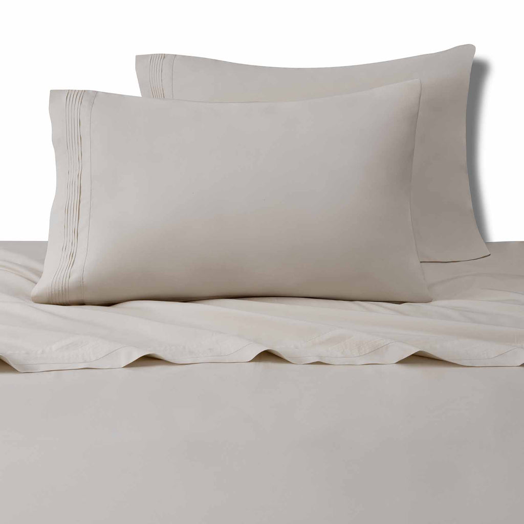 Savona Percale Pillowcase Set of 2 Taupe