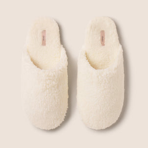 Eberjey Sherpa Slippers Ivory