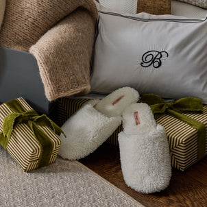 Eberjey Sherpa Slippers Ivory
