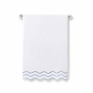 Shopbop Wavy Towels White / Blue (Shopbop)|customizer