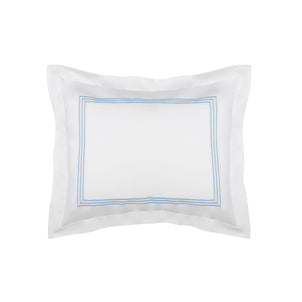 Strada Embroidered Percale Shams Blue (Strada)|1 Boudoir Sham|Customizer