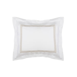 Strada Embroidered Percale Shams Mink (Strada)|1 Boudoir Sham|Customizer