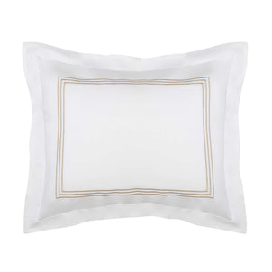 Strada Embroidered Percale Shams Mink (Strada)|2 King Shams|Customizer