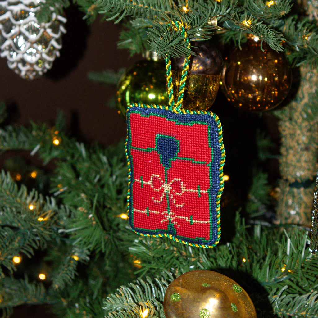 Red Thread Needlepoint Kit - Surviving The Season Ornament default