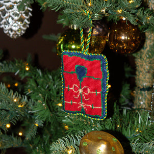 Red Thread Needlepoint Kit - Surviving The Season Ornament default