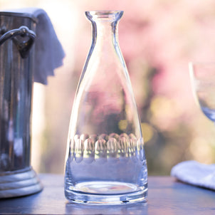 The Vintage List Table Carafe - Lens Design Clear