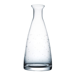 The Vintage List Table Carafe - Stars Design Clear