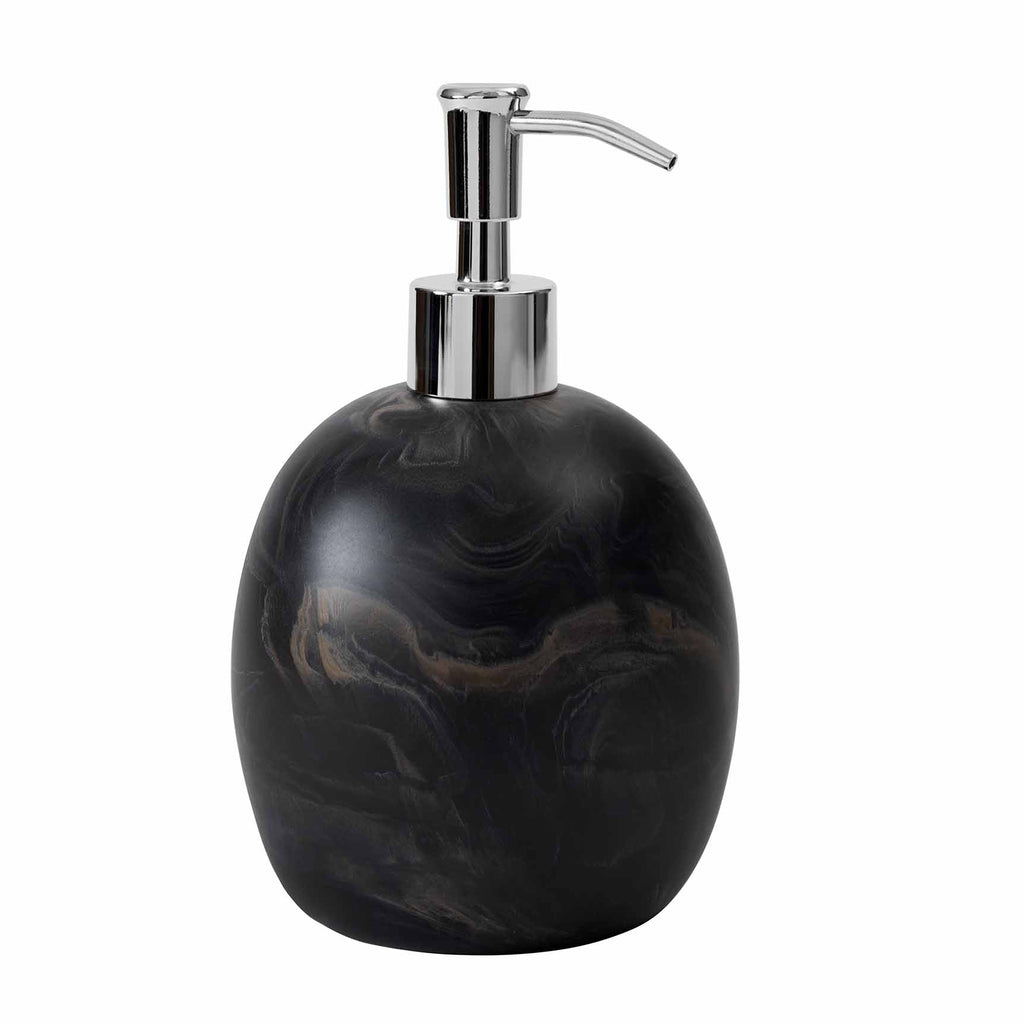 Luna Bath Accessories Black/Mocha|Lotion Dispenser