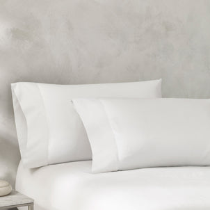 Vicenza Sateen Italian Pillowcase Set of 2 White