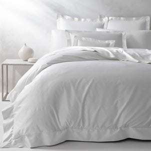 Vicenza Sateen Italian Duvet White|Queen