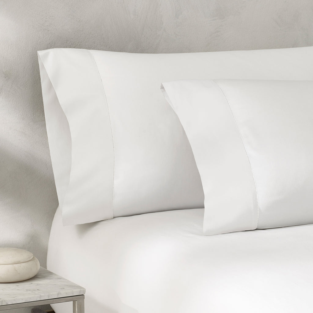 Vicenza Sateen Italian Fitted Sheet White