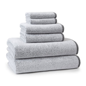 Assisi Textured Towels Charcoal
