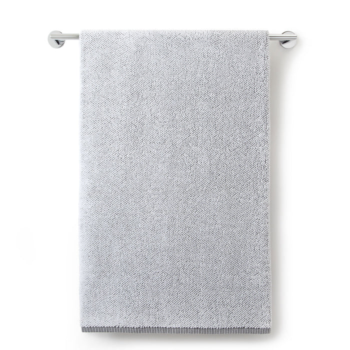 Kassatex Chairish Towels at Air Supply White / Navy / Bath Towel