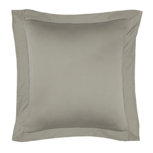 Bamboo Sateen Sham Set of 2 Grey|2 Euro Shams