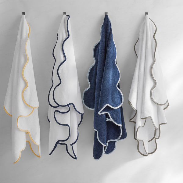 Kassatex Chairish Scalloped Towels
