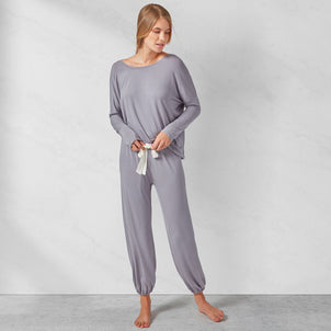 Eberjey Gisele Modal Slouchy Set Dusk / Ivory