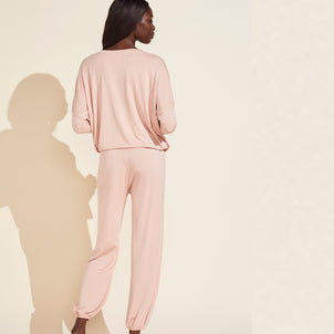 Eberjey Gisele Modal Slouchy Set Misty Rose / Ivory