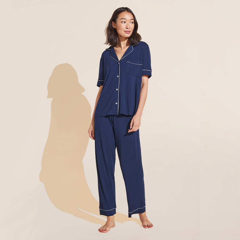 Eberjey Gisele Short Sleeve and Pant PJ Set