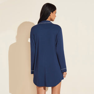 Eberjey Gisele Sleepshirt Navy / Ivory