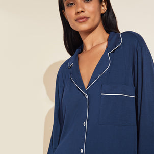 Eberjey Gisele Sleepshirt Navy / Ivory