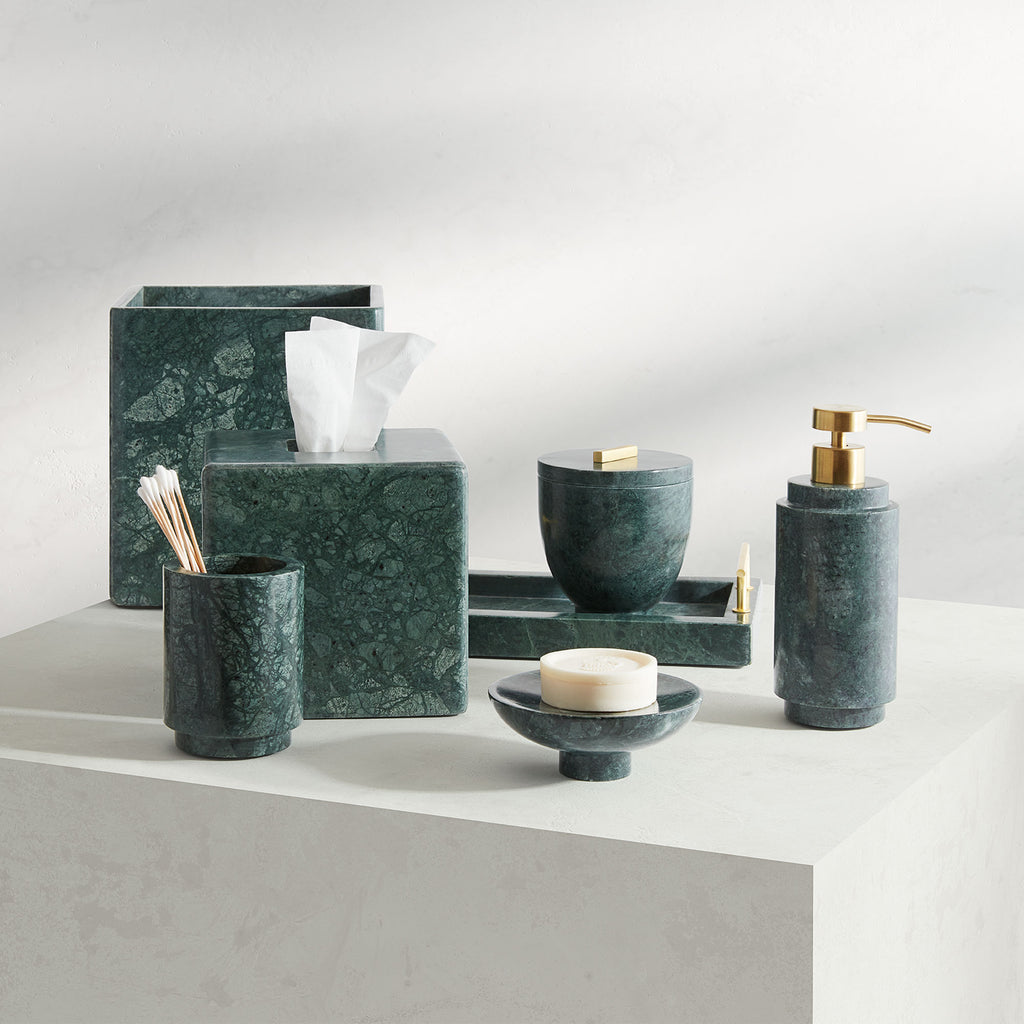 NeatMethod Black Ceramic Bath Accessories Set