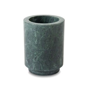 Esmeralda Marble Bath Accessories Green (Esmeralda)|Tumbler/Toothbrush Holder