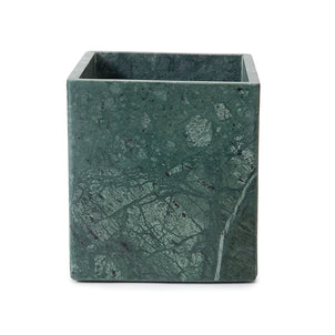 Esmeralda Marble Bath Accessories Green (Esmeralda)|Waste Basket