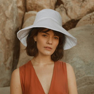 Freya Hazel Bucket Hat Bone (Hats)