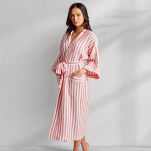 Holbox Linen Robe Red (Holbox)