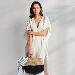 Holbox Linen Caftan Linen