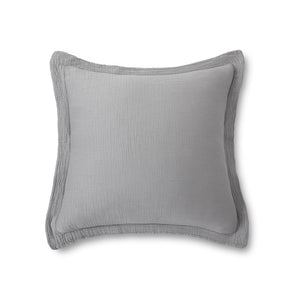 The Fluff Sham Set of 2 Pewter Grey|2 Euro Shams