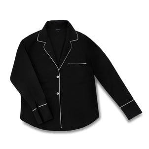 Wear Me Always Pajama Top Black|customizer