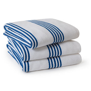 Newbury Kitchen Towels - Set of 3 Blue (kitchen towels)