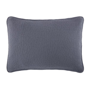 Lafayette Shams Washed Indigo|1 King Sham