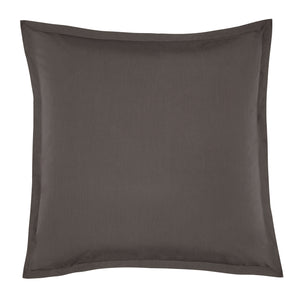 Lorimer Washed Percale Sham Set of 2 Coal|2 euro shams