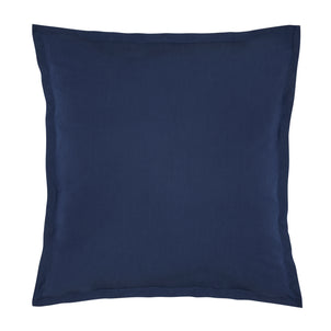 Lorimer Washed Percale Sham Set of 2 Navy|2 euro shams