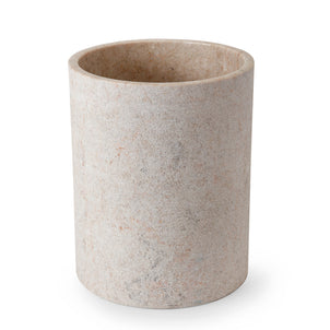 Limestone Bath Accessories Beige|Waste Basket