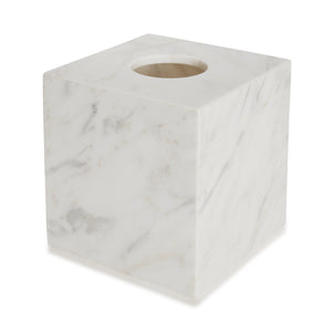 Marmol Bath Accessories White|Tissue Holder