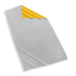 Maui Beach Towels Grey / Yellow